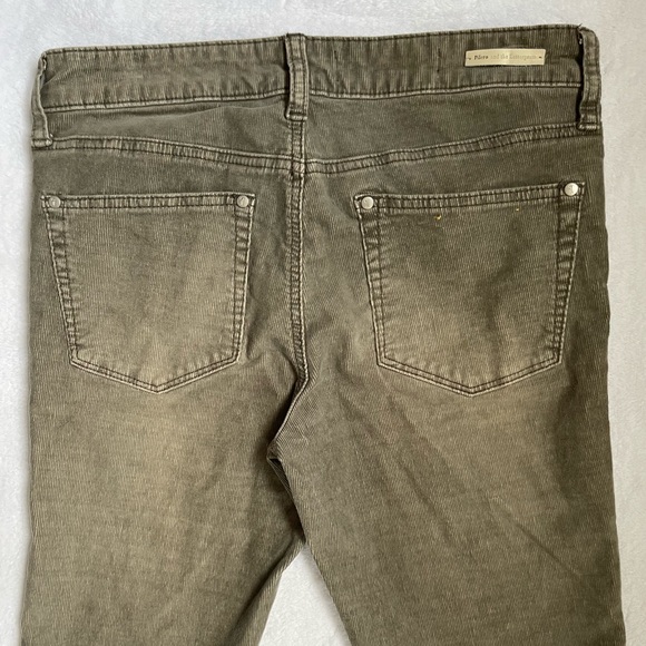 Anthropologie Pilcro and the Letterpress Green Corduroy Pants Parallel Size 27 - Picture 8 of 10